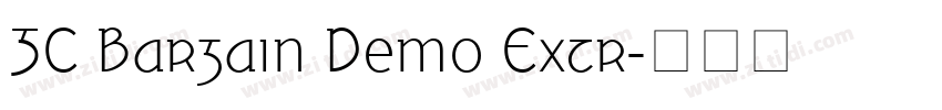 GC Bargain Demo Extr字体转换